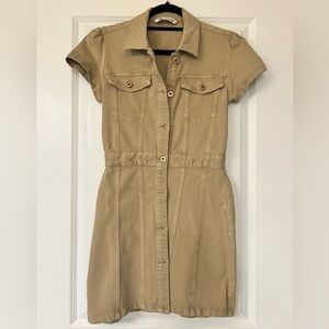 Zara Button Up Mini Dress